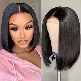 🌸 150% Density Glueless Lace Front Human Hair Wigs | 20.32-40.64 cm