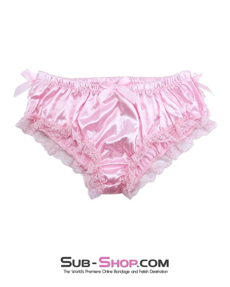 0204AE      Princess Pink Sissy Forced Feminization Fantasy Mistress Sessions Panties Crossdress Lingerie