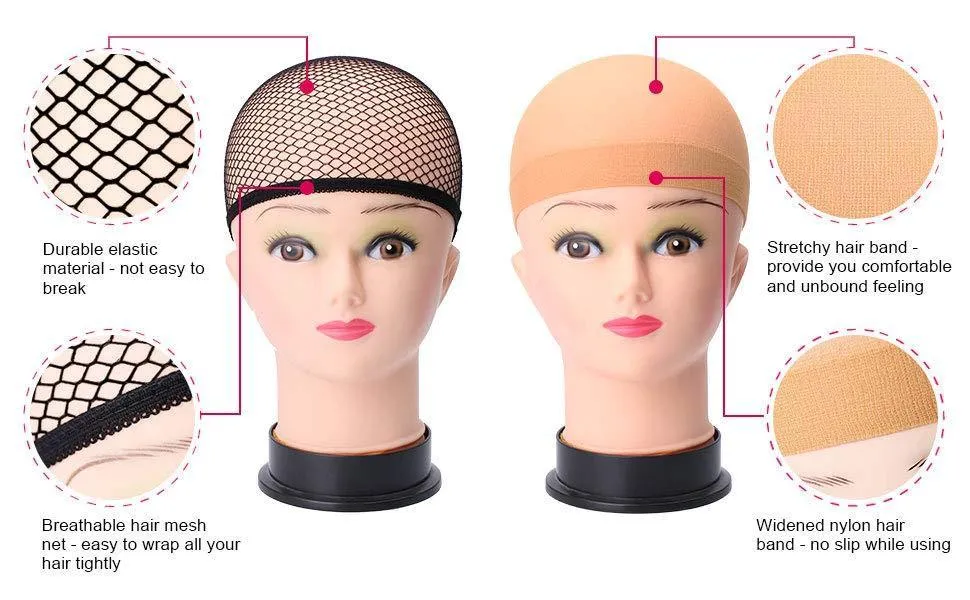3 Pack Wig Cap 112 Main Title test