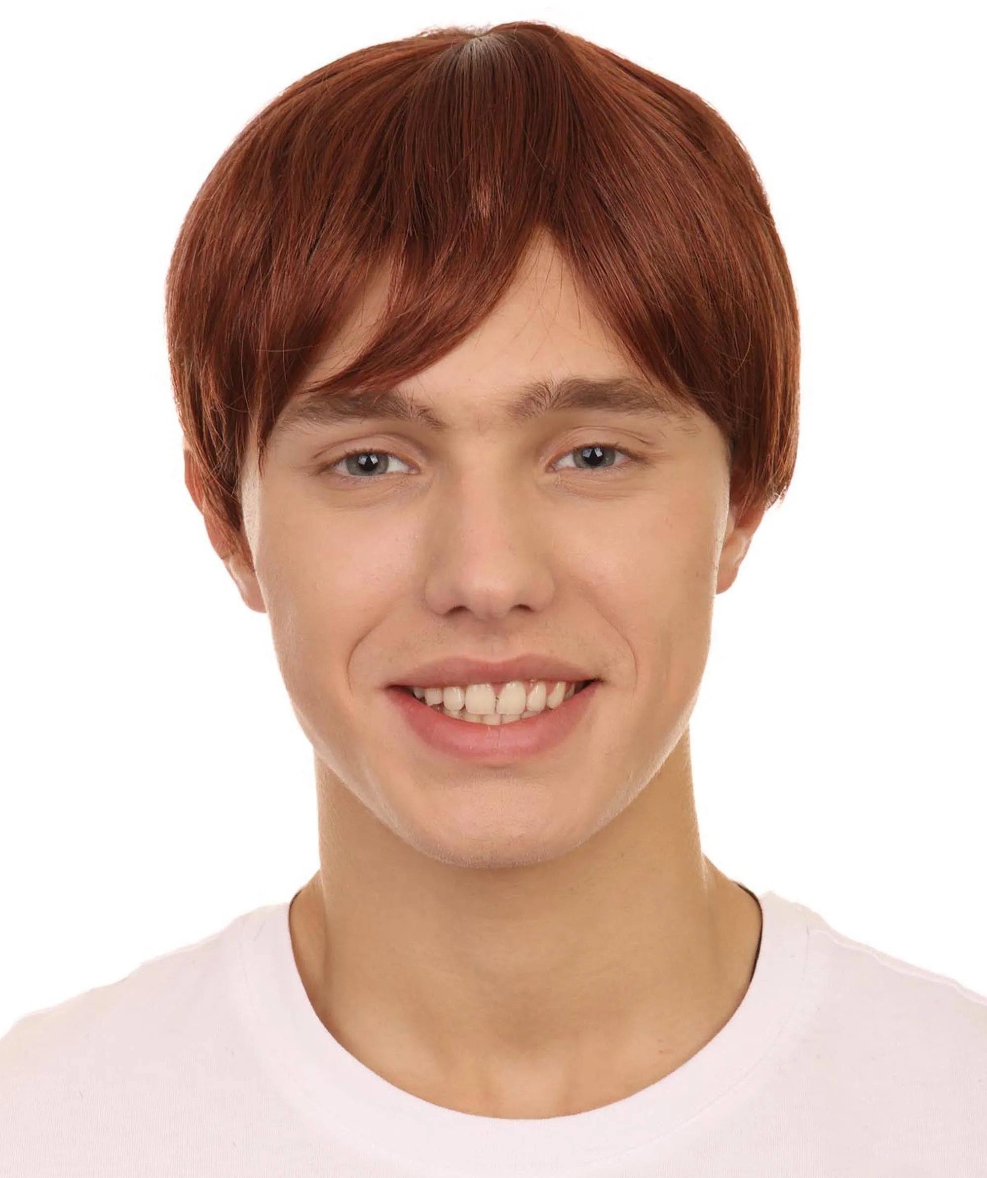 60's Mod Shag Men's Wig | Brown Vintage Wig | Premium Breathable Capless Cap