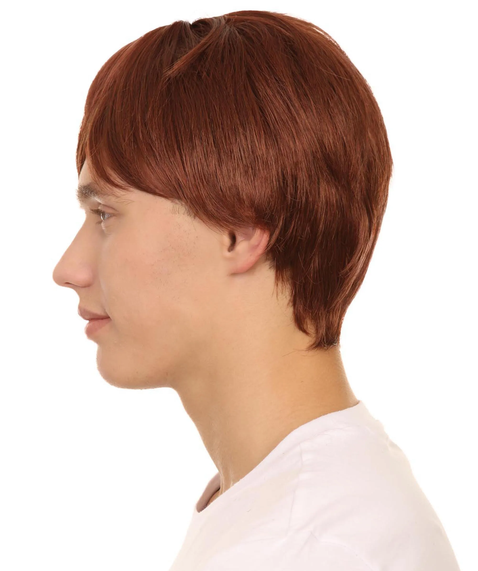 60's Mod Shag Men's Wig | Brown Vintage Wig | Premium Breathable Capless Cap