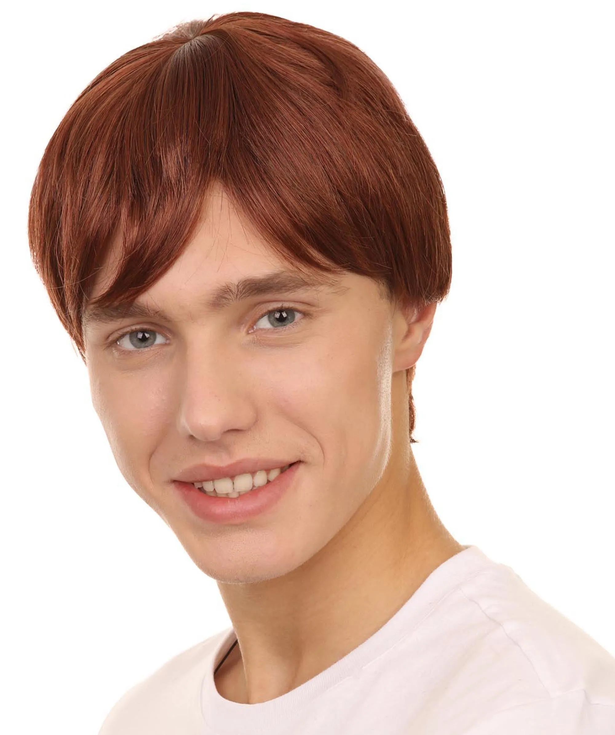 60's Mod Shag Men's Wig | Brown Vintage Wig | Premium Breathable Capless Cap