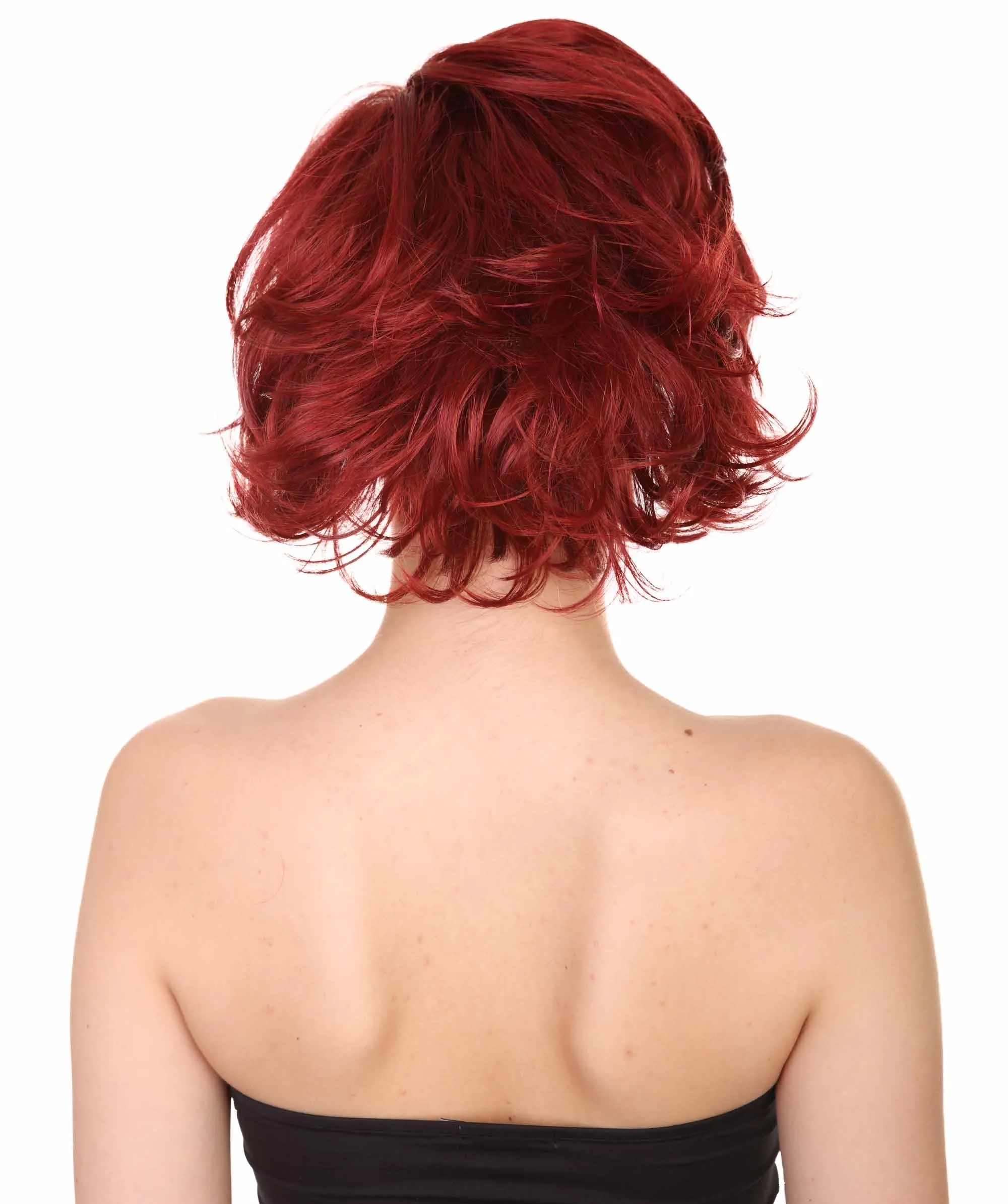 60's Womens Go-Go Wig with Headband | Auburn Vintage Wig | Premium Breathable Capless Cap