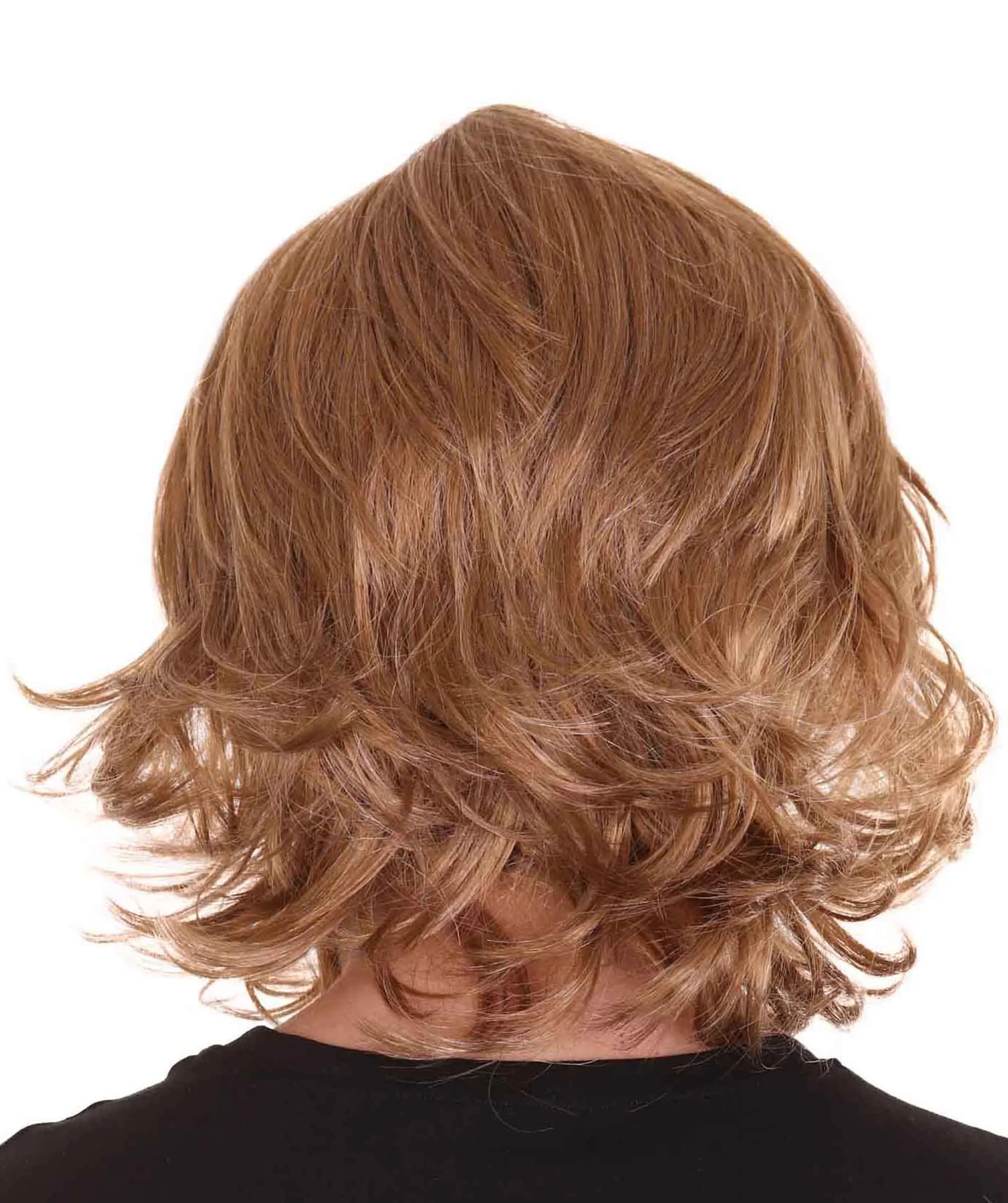 70's Shag Wig | Brown Retro Wig | Premium Breathable Capless Cap