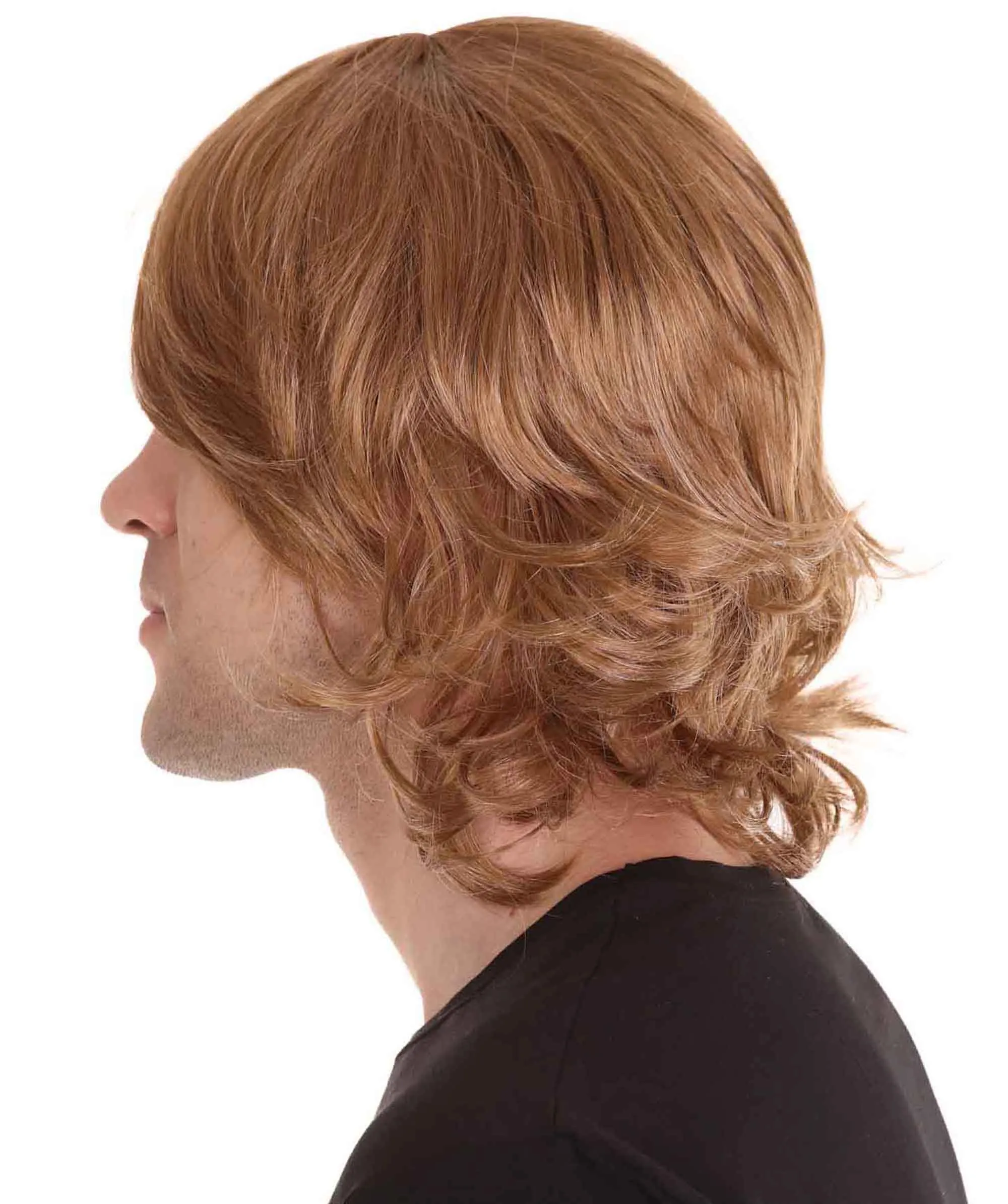 70's Shag Wig | Brown Retro Wig | Premium Breathable Capless Cap