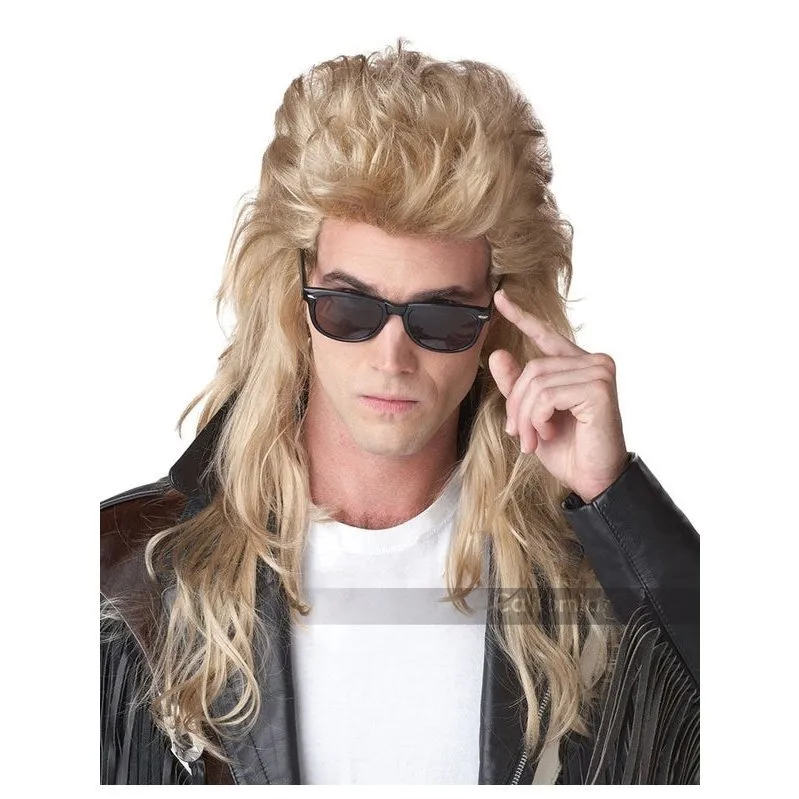 80's Rock Mullet Wig