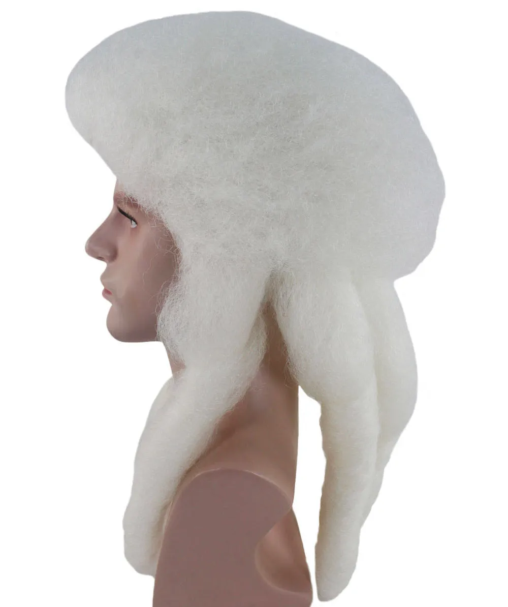Adult Colonial White Historical Wigs | Premium Breathable Capless Cap.