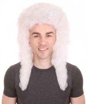 Adult Colonial White Historical Wigs | Premium Breathable Capless Cap.