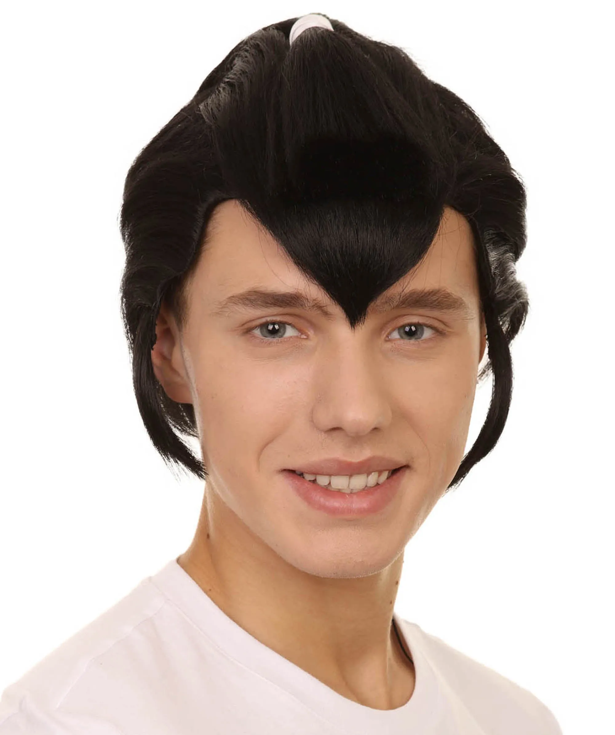 Adult Men's 10" Inch Short Length Anime Cosplay Party Fighter Samaurai Wig, Synthetic Soft Fibers Hair | HPO