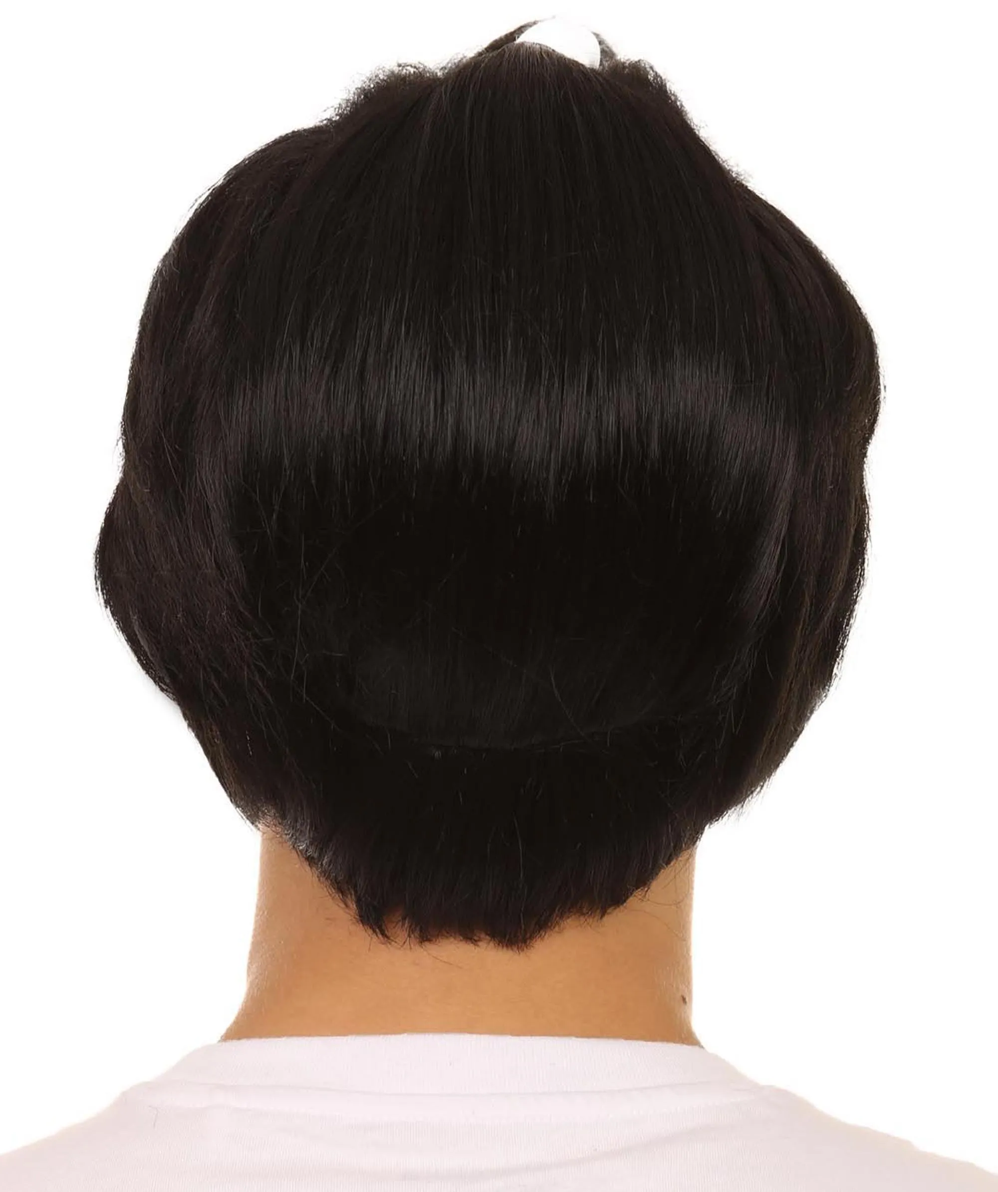 Adult Men's 10" Inch Short Length Anime Cosplay Party Fighter Samaurai Wig, Synthetic Soft Fibers Hair | HPO