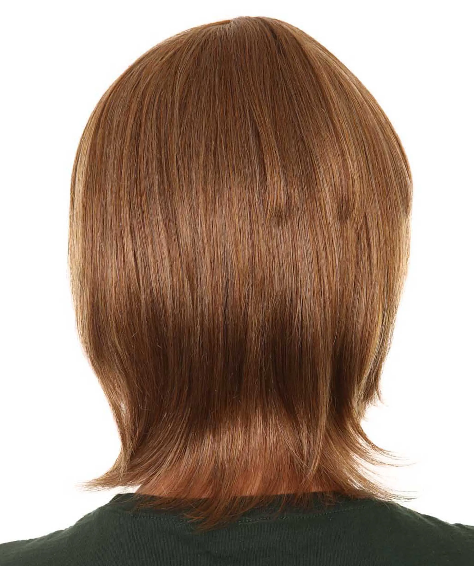 Adult Men's 12" Medium Length Halloween Cosplay Time Traveler of the Dark Costume Wig, Synthetic Soft Fiber Hair, 
 | HPO
