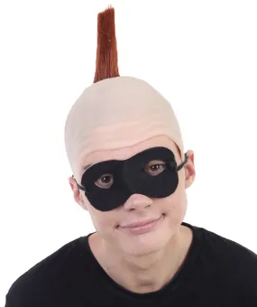 Adult Men's Animated Movie Family Superhero Wig | Superhero Wig with Mask Set | Premium Breathable Capless Cap