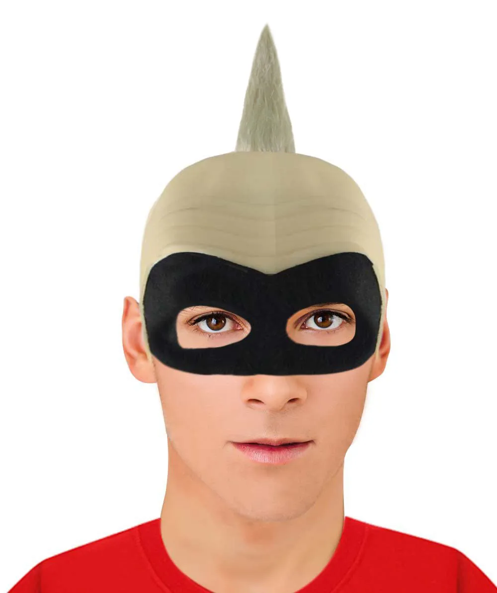 Adult Men's Animated Movie Family Superhero Wig | Superhero Wig with Mask Set | Premium Breathable Capless Cap