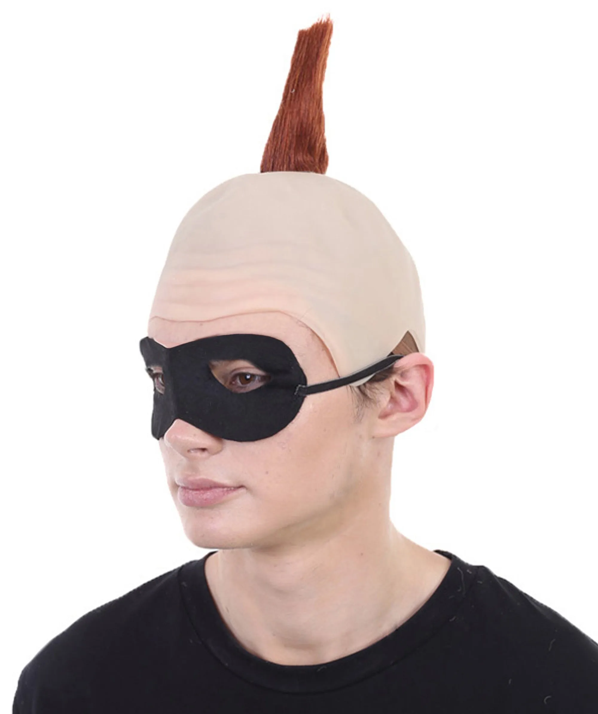 Adult Men's Animated Movie Family Superhero Wig | Superhero Wig with Mask Set | Premium Breathable Capless Cap