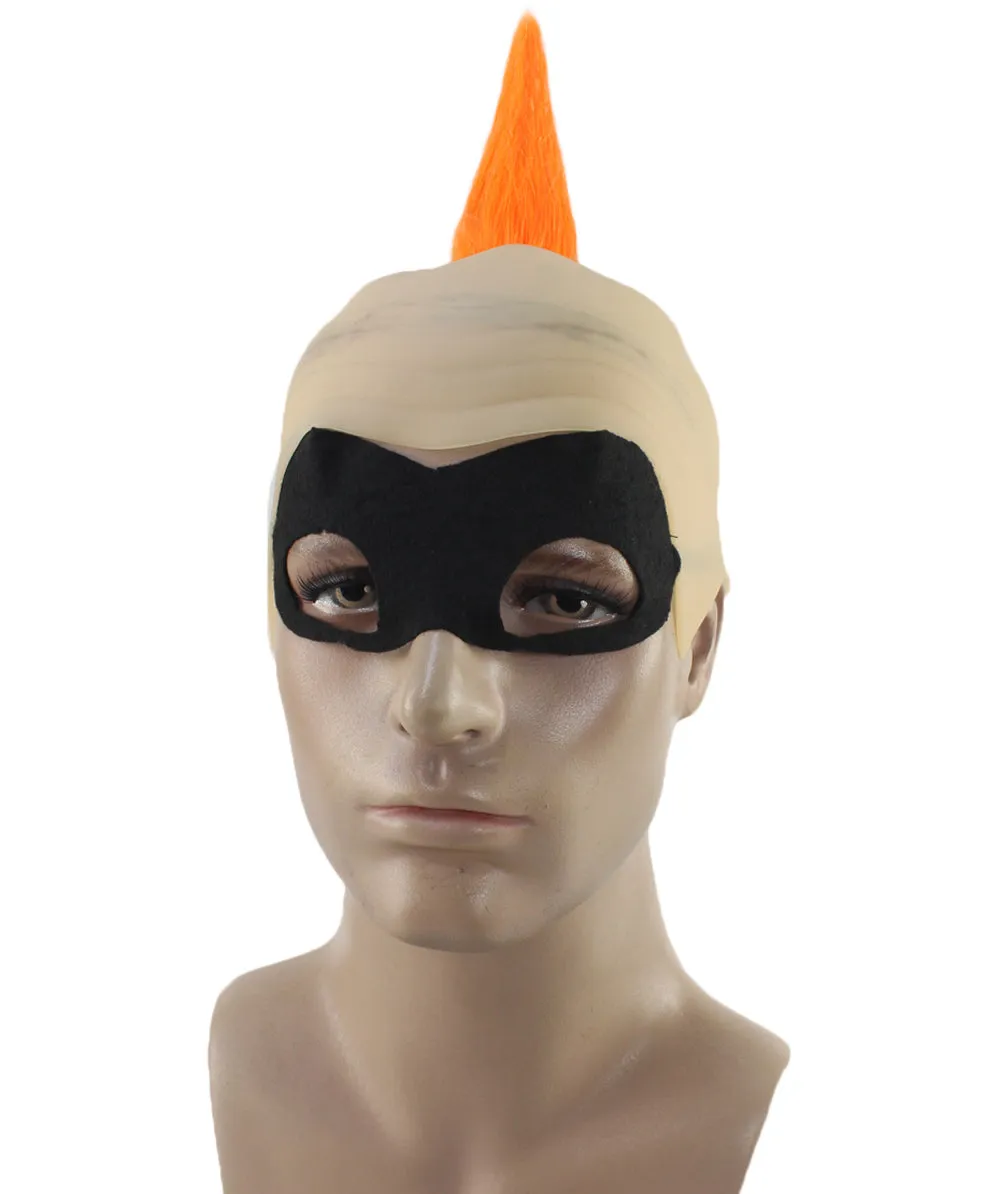 Adult Men's Animated Movie Family Superhero Wig | Superhero Wig with Mask Set | Premium Breathable Capless Cap