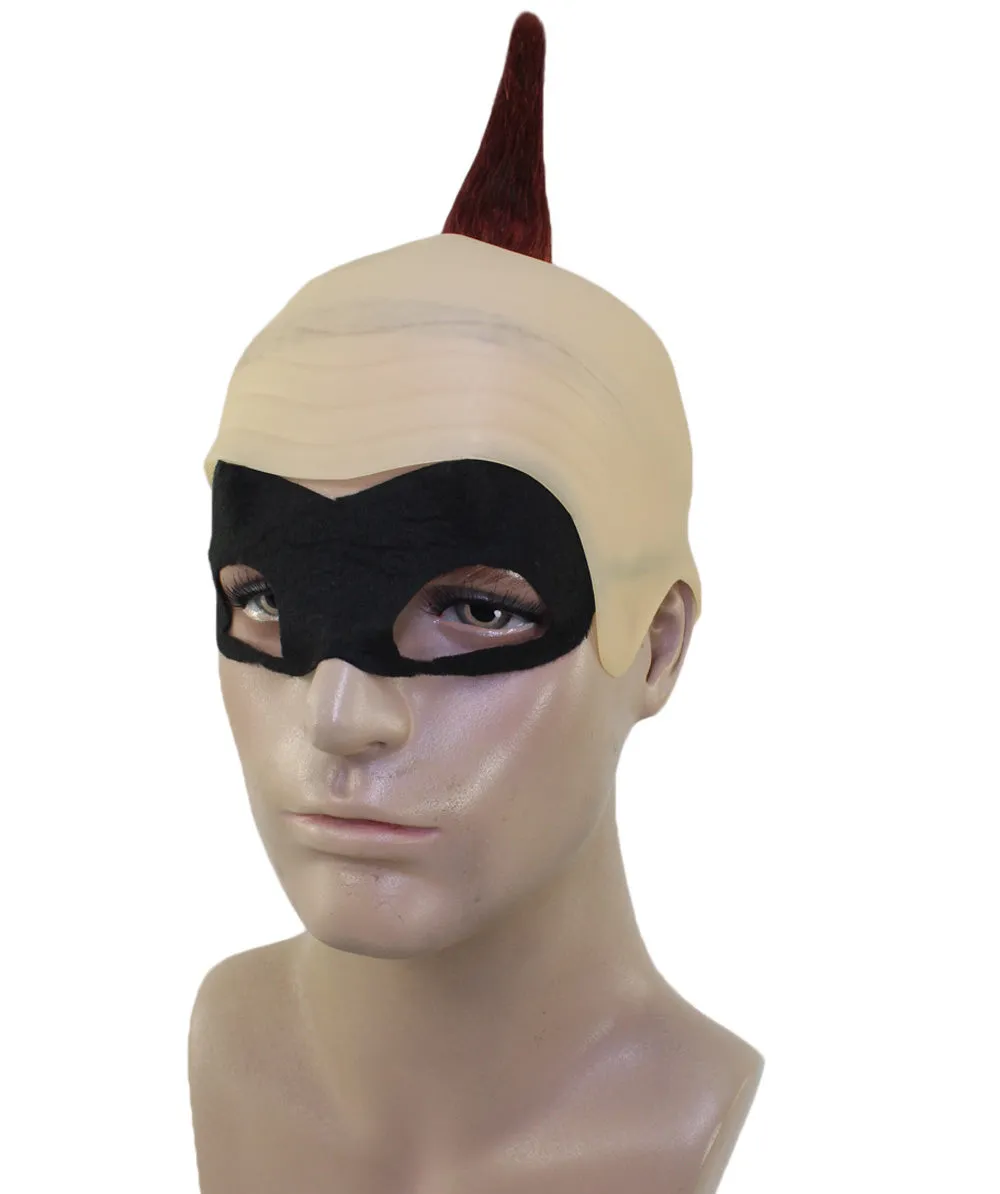 Adult Men's Animated Movie Family Superhero Wig | Superhero Wig with Mask Set | Premium Breathable Capless Cap