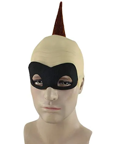 Adult Men's Animated Movie Family Superhero Wig | Superhero Wig with Mask Set | Premium Breathable Capless Cap