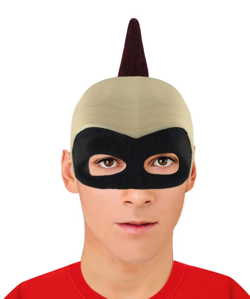 Adult Men's Animated Movie Family Superhero Wig | Superhero Wig with Mask Set | Premium Breathable Capless Cap