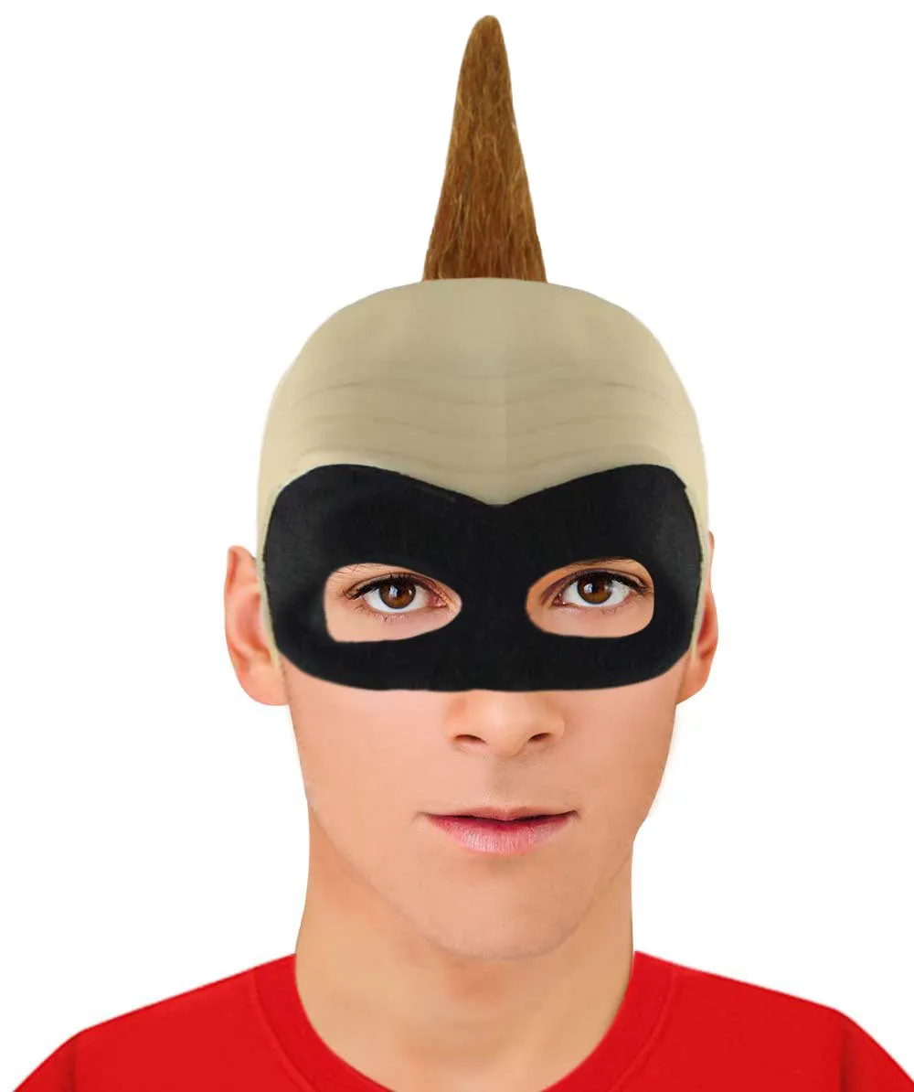 Adult Men's Animated Movie Family Superhero Wig | Superhero Wig with Mask Set | Premium Breathable Capless Cap