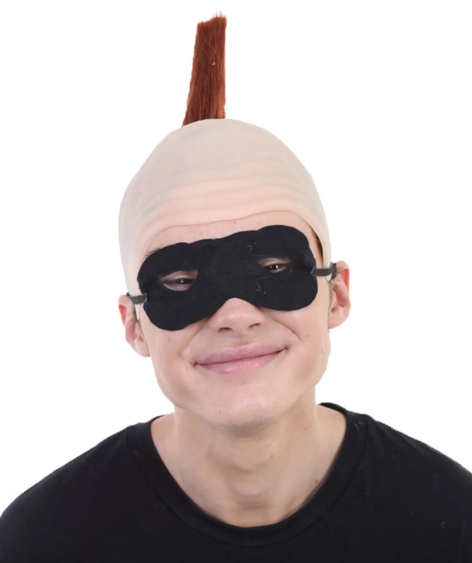 Adult Men's Animated Movie Family Superhero Wig | Superhero Wig with Mask Set | Premium Breathable Capless Cap