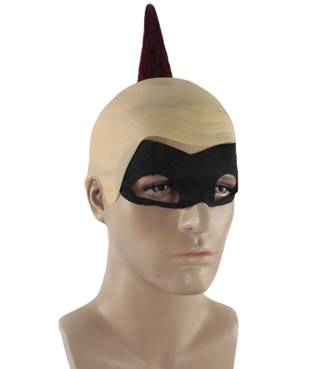 Adult Men's Animated Movie Family Superhero Wig | Superhero Wig with Mask Set | Premium Breathable Capless Cap