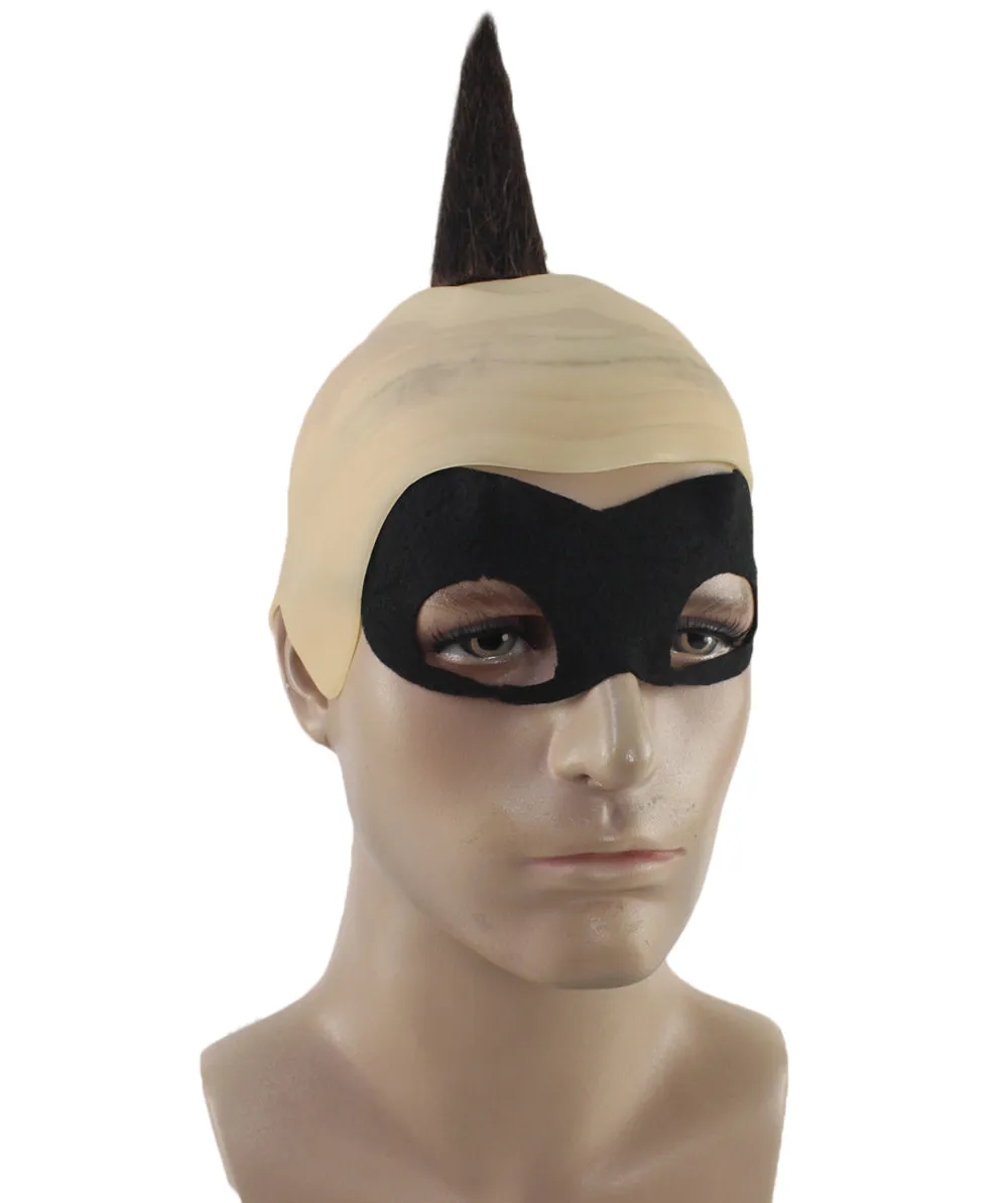 Adult Men's Animated Movie Family Superhero Wig | Superhero Wig with Mask Set | Premium Breathable Capless Cap