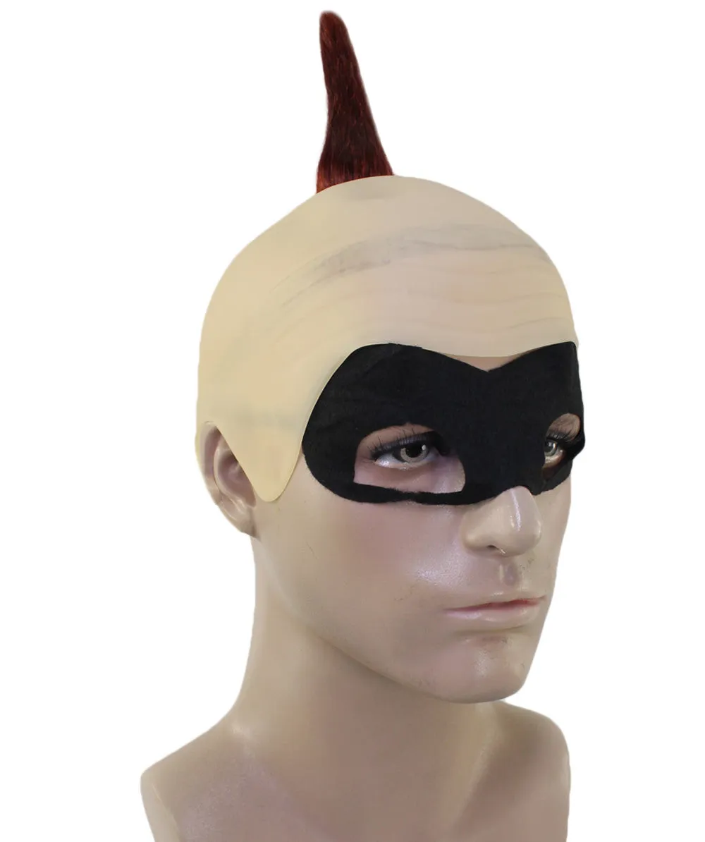 Adult Men's Animated Movie Family Superhero Wig | Superhero Wig with Mask Set | Premium Breathable Capless Cap