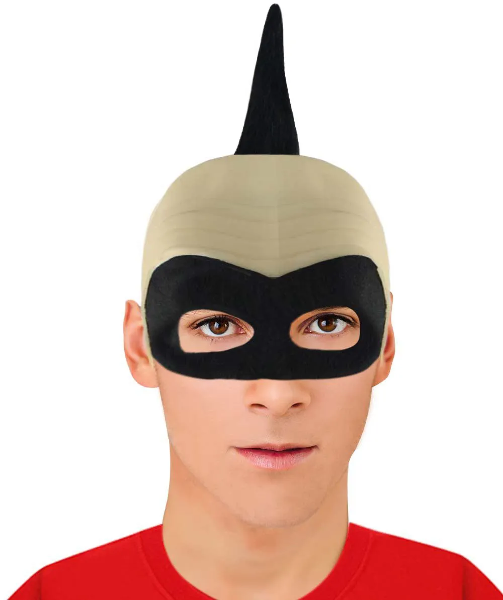 Adult Men's Animated Movie Family Superhero Wig | Superhero Wig with Mask Set | Premium Breathable Capless Cap