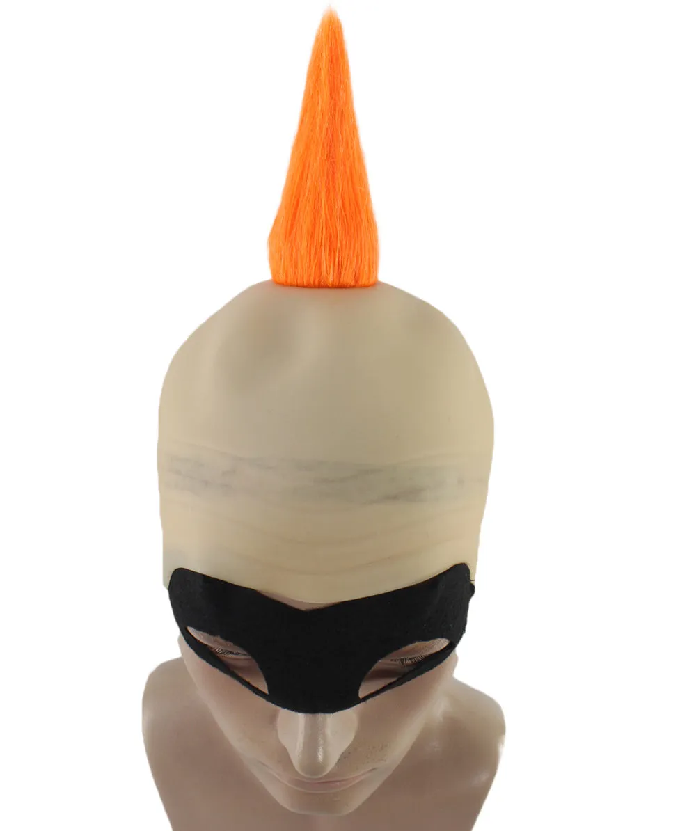 Adult Men's Animated Movie Family Superhero Wig | Superhero Wig with Mask Set | Premium Breathable Capless Cap