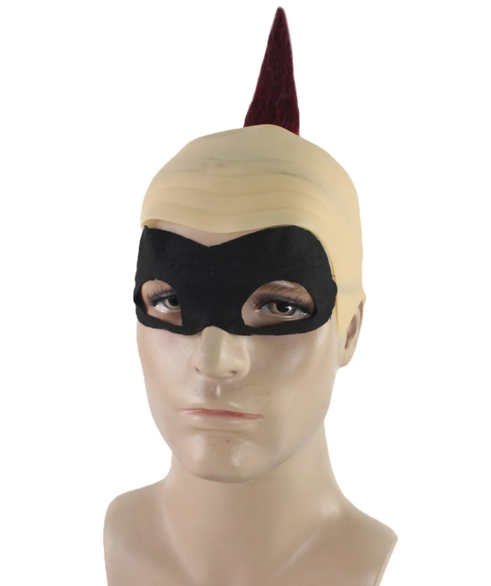 Adult Men's Animated Movie Family Superhero Wig | Superhero Wig with Mask Set | Premium Breathable Capless Cap