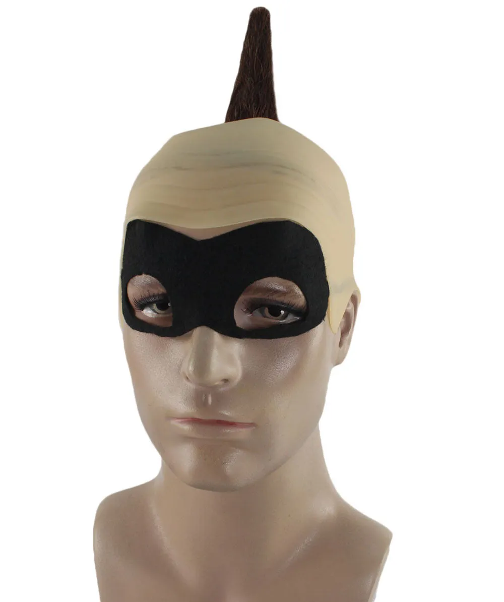 Adult Men's Animated Movie Family Superhero Wig | Superhero Wig with Mask Set | Premium Breathable Capless Cap