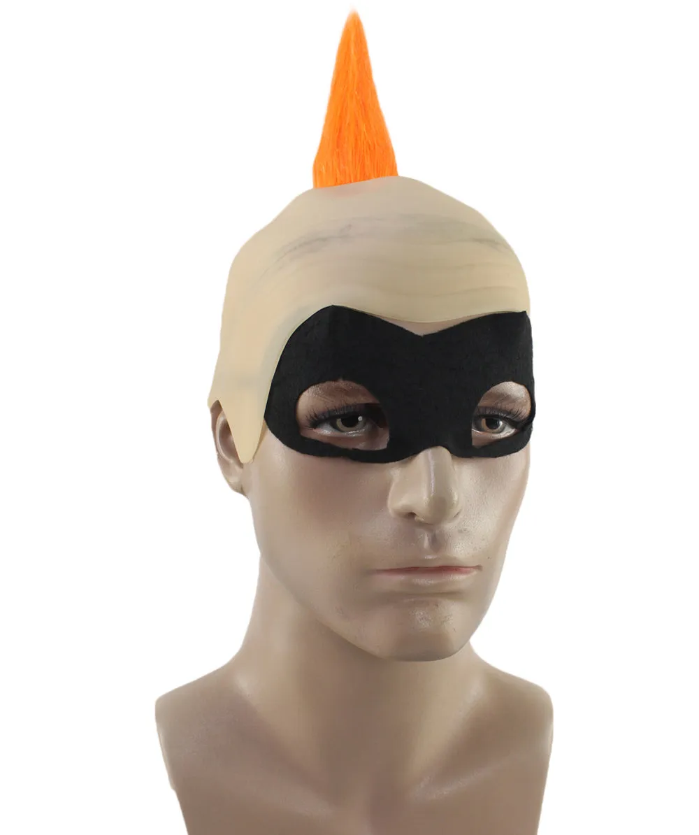 Adult Men's Animated Movie Family Superhero Wig | Superhero Wig with Mask Set | Premium Breathable Capless Cap