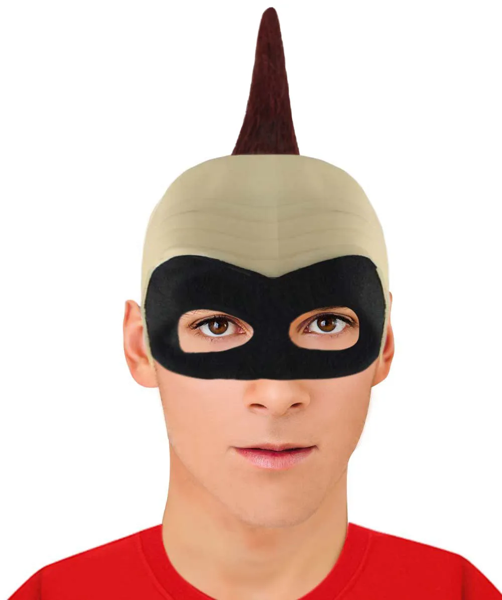 Adult Men's Animated Movie Family Superhero Wig | Superhero Wig with Mask Set | Premium Breathable Capless Cap