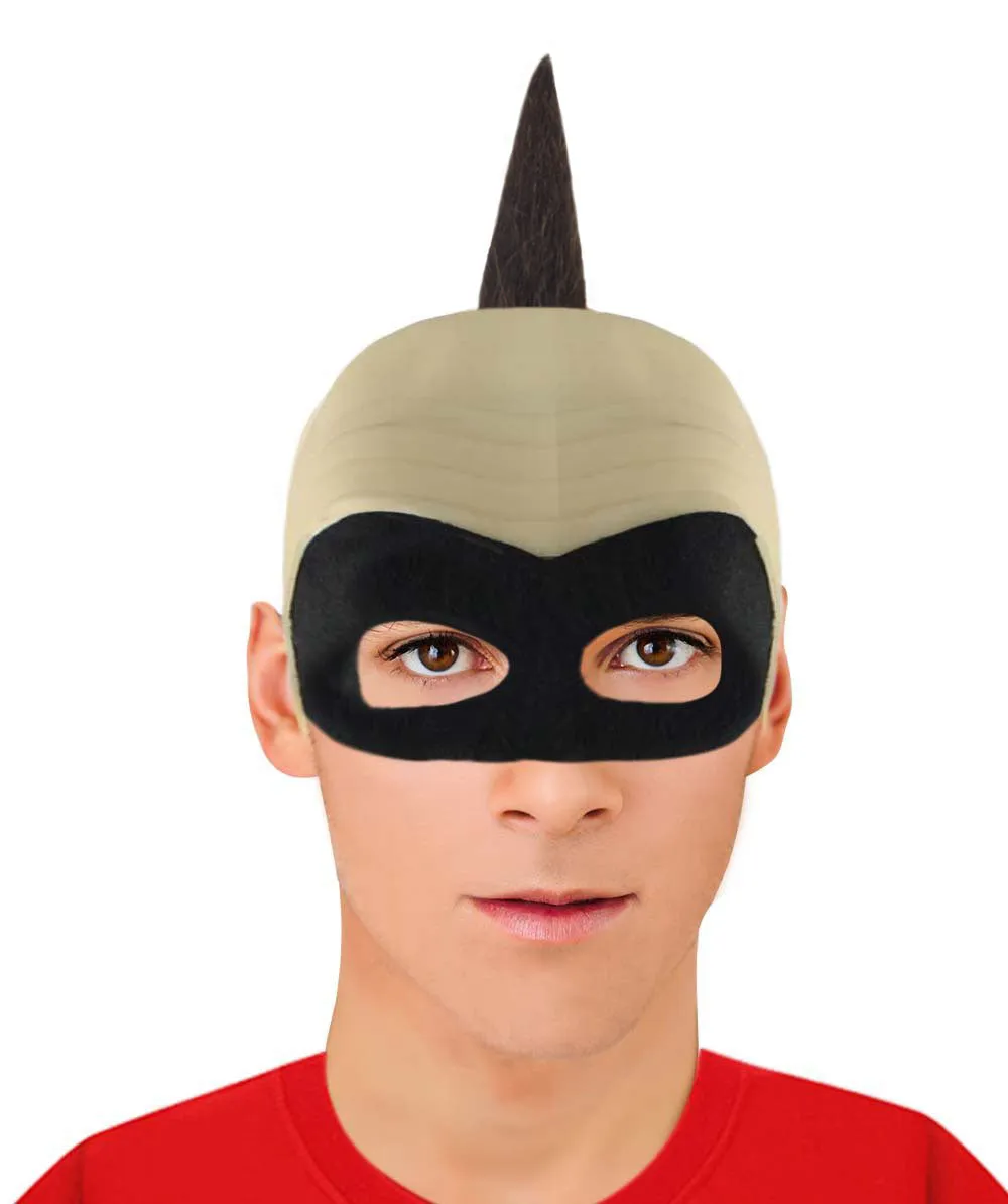 Adult Men's Animated Movie Family Superhero Wig | Superhero Wig with Mask Set | Premium Breathable Capless Cap