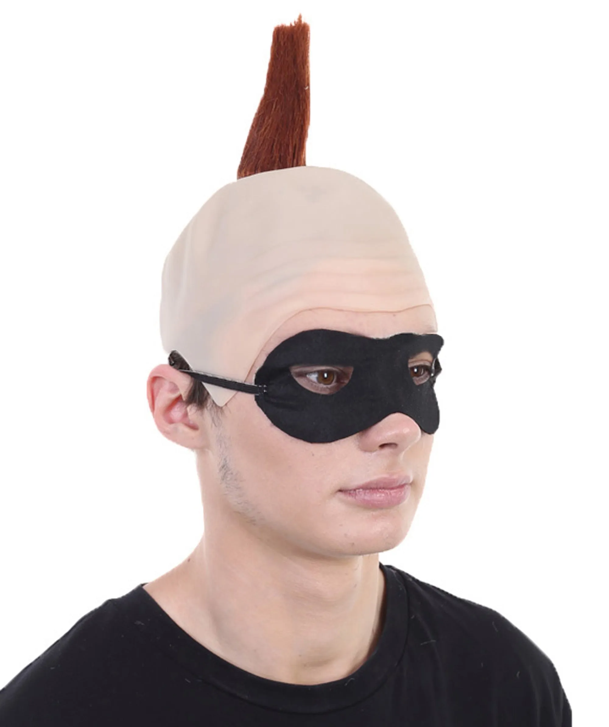Adult Men's Animated Movie Family Superhero Wig | Superhero Wig with Mask Set | Premium Breathable Capless Cap