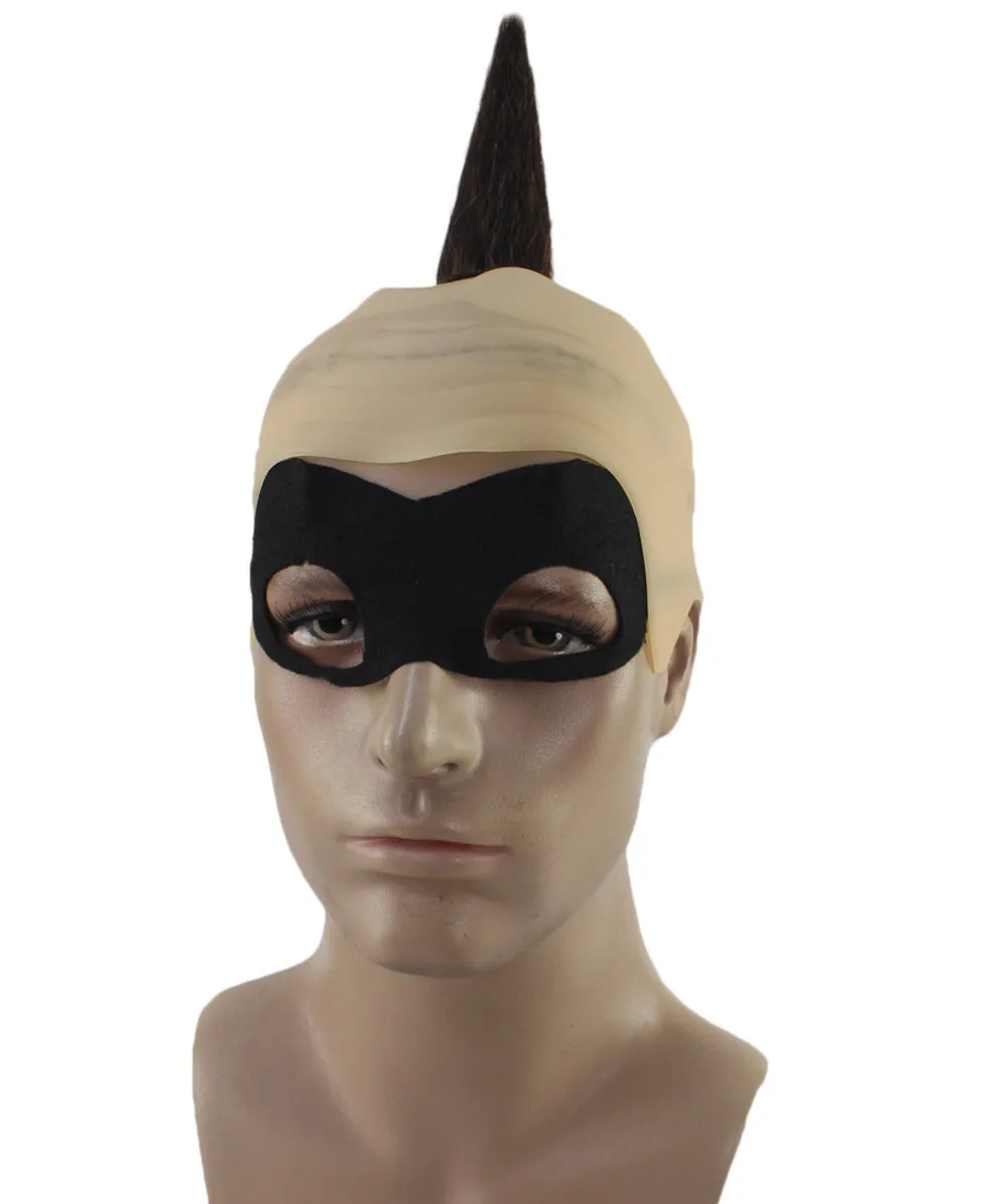 Adult Men's Animated Movie Family Superhero Wig | Superhero Wig with Mask Set | Premium Breathable Capless Cap