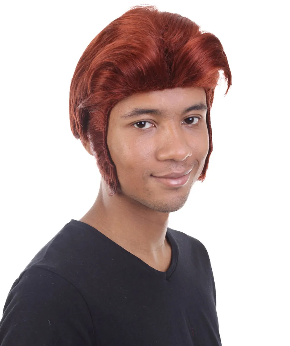 Adult Men's Auburn Animated Snow Movie Wig| Perfect for Halloween| Flame-retardant Synthetic Fiber