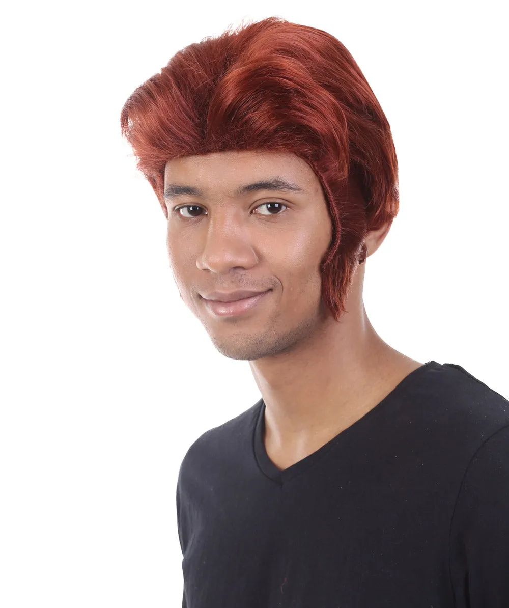 Adult Men's Auburn Animated Snow Movie Wig| Perfect for Halloween| Flame-retardant Synthetic Fiber