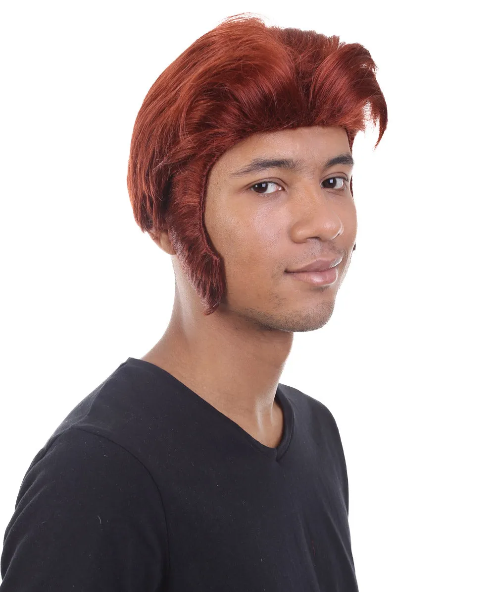 Adult Men's Auburn Animated Snow Movie Wig| Perfect for Halloween| Flame-retardant Synthetic Fiber