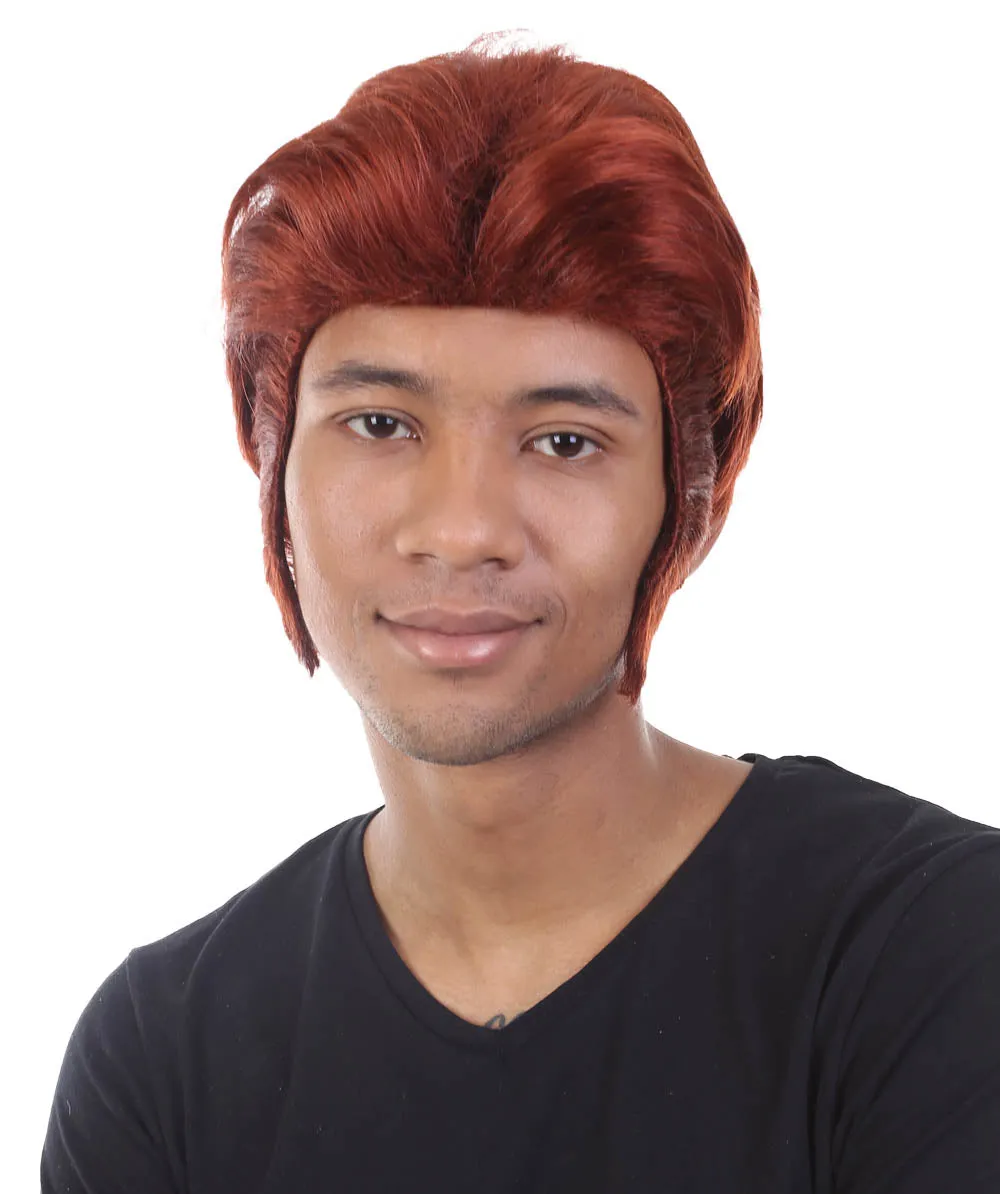 Adult Men's Auburn Animated Snow Movie Wig| Perfect for Halloween| Flame-retardant Synthetic Fiber