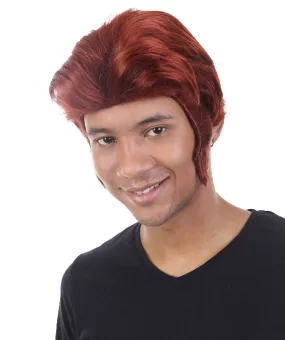 Adult Men's Auburn Animated Snow Movie Wig| Perfect for Halloween| Flame-retardant Synthetic Fiber