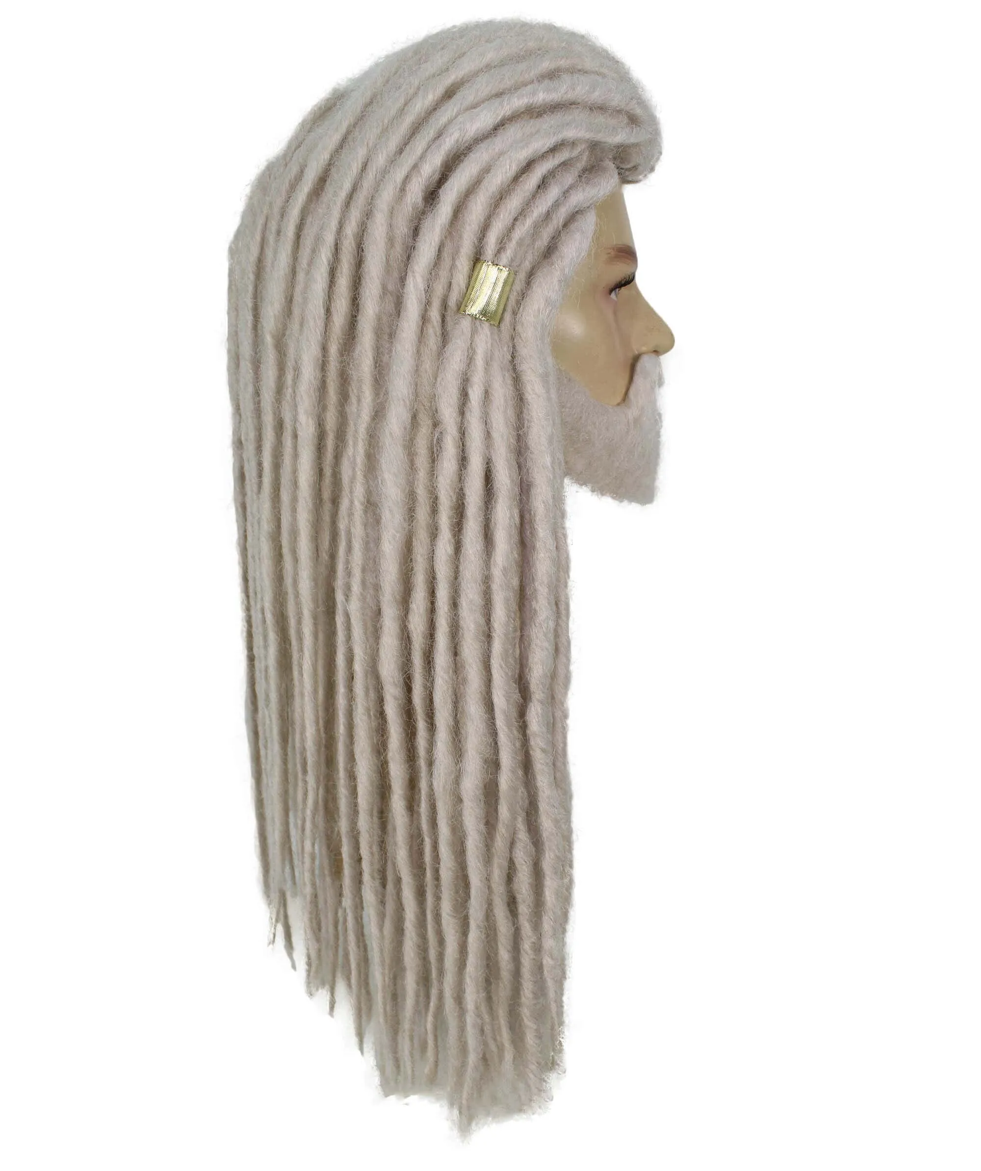 Adult Men’s Fantasy TV Series Dragon House Multiple Colors Dreadlock Wig | Flame-retardant Synthetic Fiber