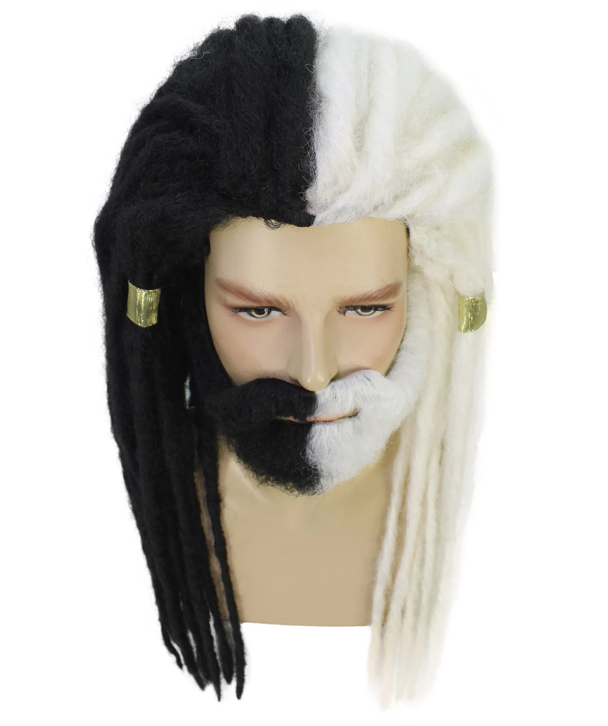 Adult Men’s Fantasy TV Series Dragon House Multiple Colors Dreadlock Wig | Flame-retardant Synthetic Fiber