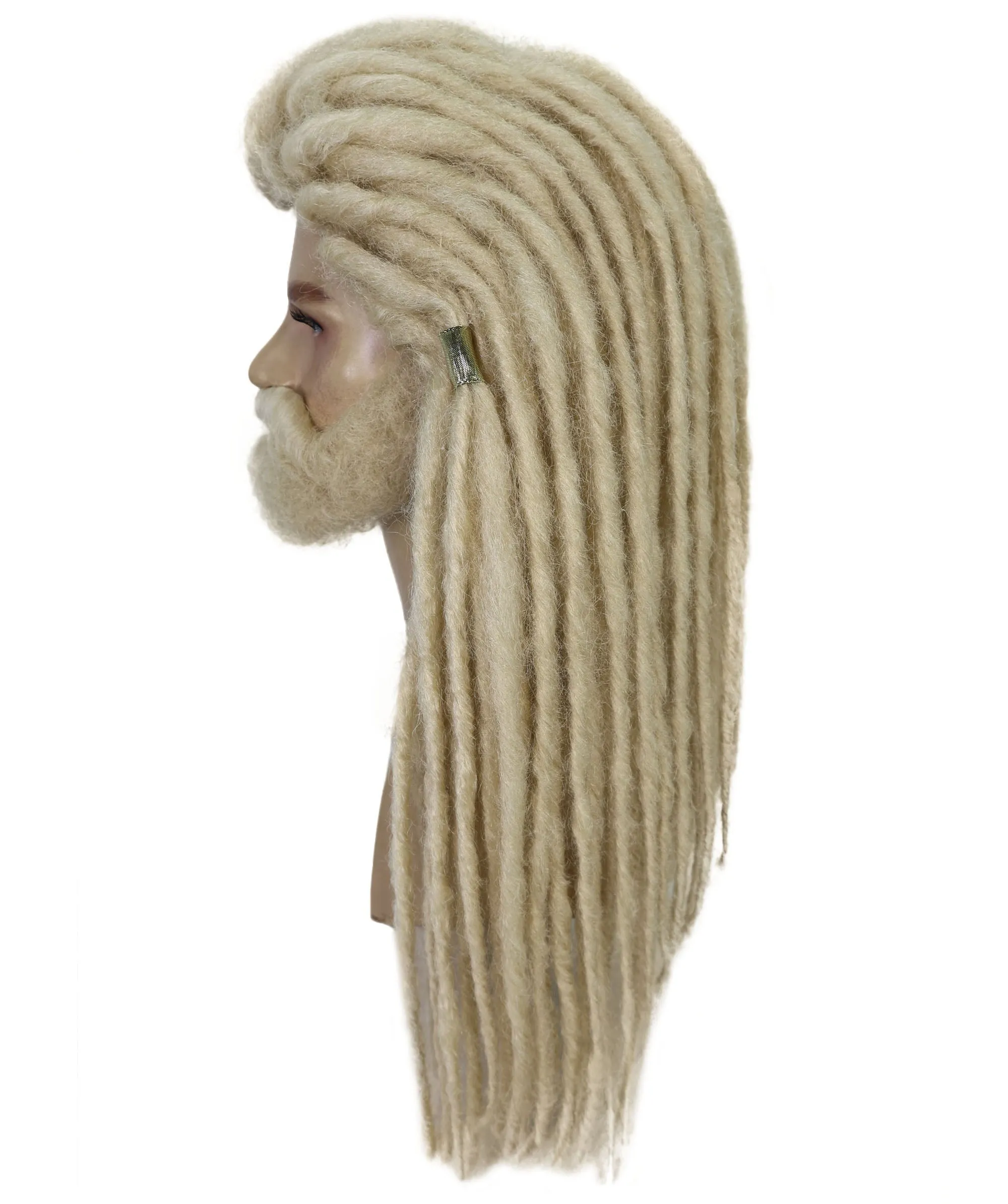 Adult Men’s Fantasy TV Series Dragon House Multiple Colors Dreadlock Wig | Flame-retardant Synthetic Fiber
