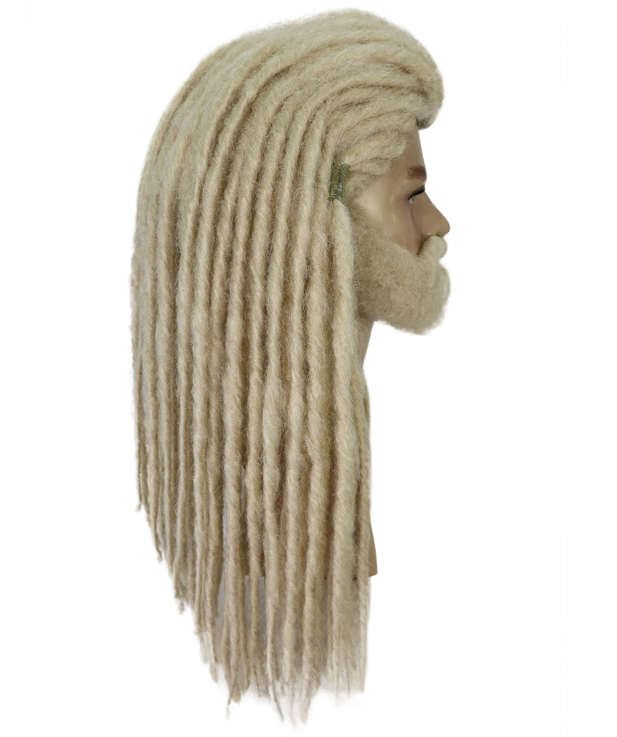 Adult Men’s Fantasy TV Series Dragon House Multiple Colors Dreadlock Wig | Flame-retardant Synthetic Fiber