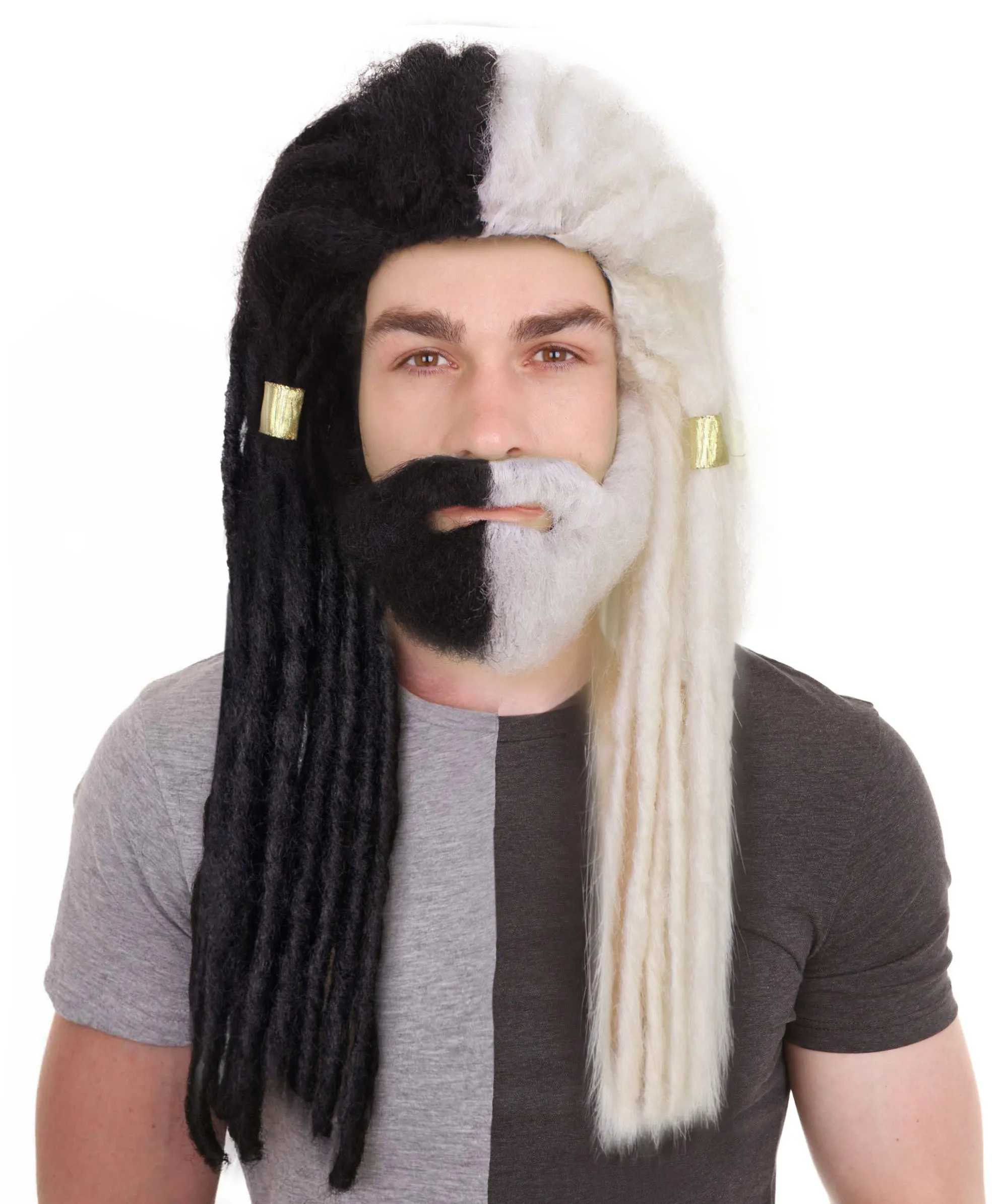 Adult Men’s Fantasy TV Series Dragon House Multiple Colors Dreadlock Wig | Flame-retardant Synthetic Fiber