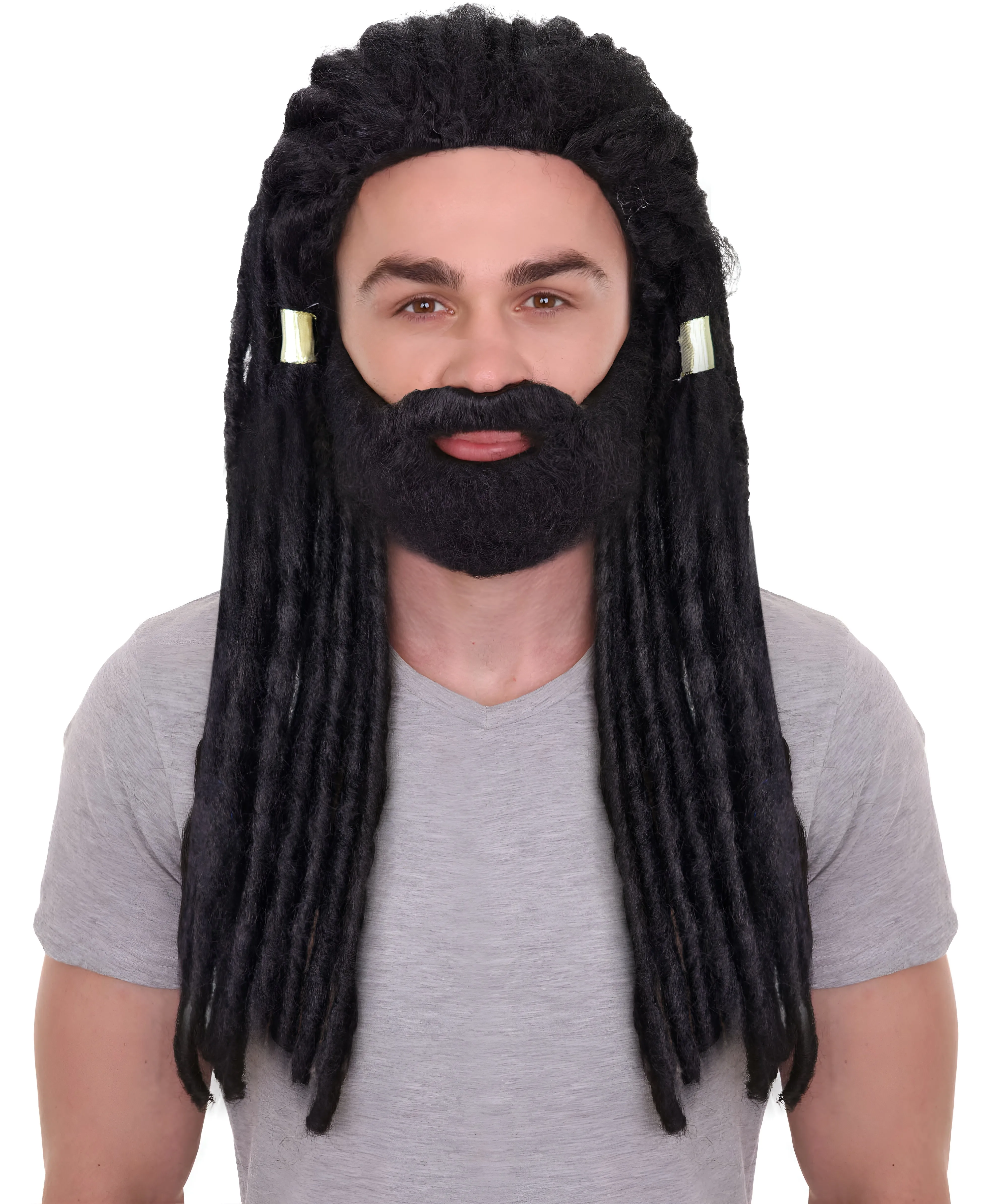 Adult Men’s Fantasy TV Series Dragon House Multiple Colors Dreadlock Wig | Flame-retardant Synthetic Fiber
