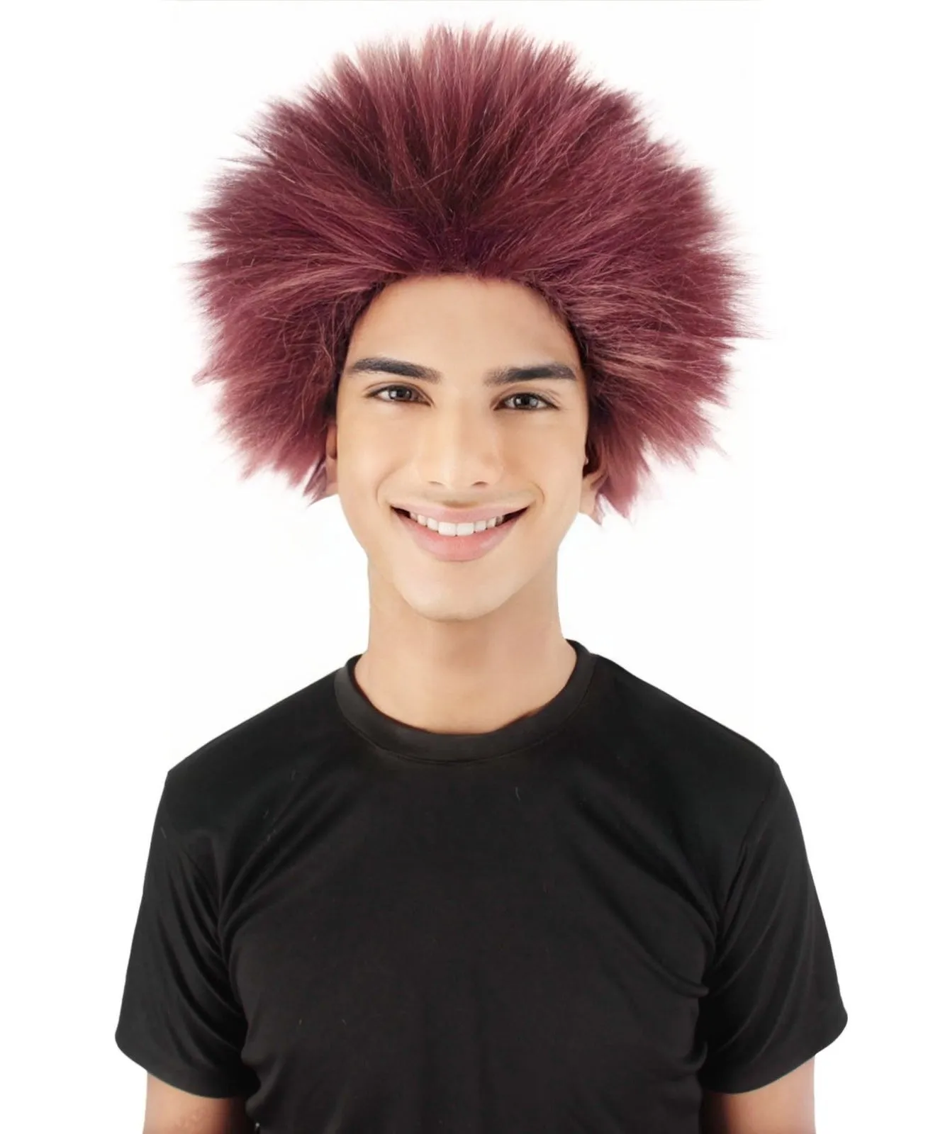 Adult Men's Fuzzy Spiky Johnny Werewolf Wig | Multiple Color Options I Flame-retardant Synthetic Fiber