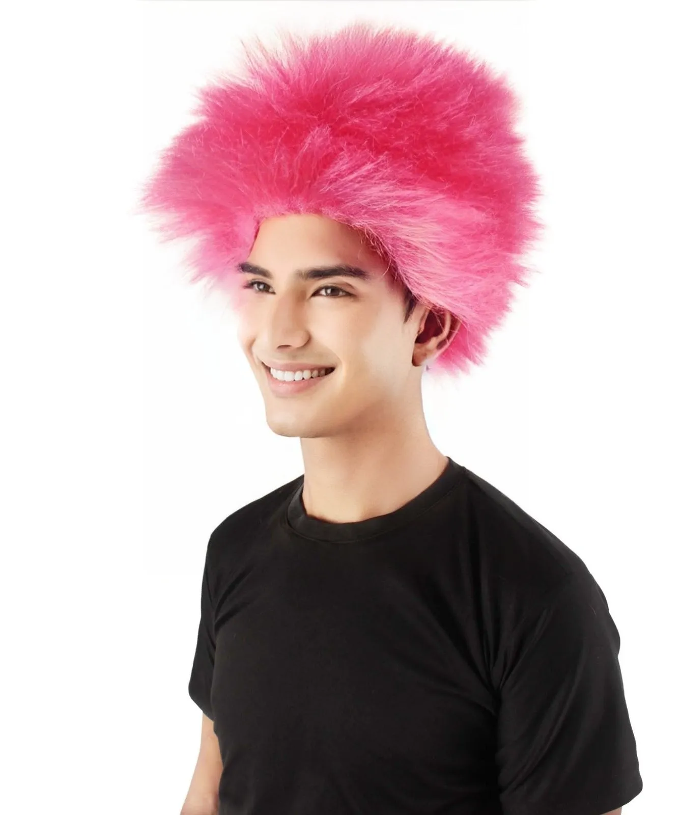 Adult Men's Fuzzy Spiky Johnny Werewolf Wig | Multiple Color Options I Flame-retardant Synthetic Fiber