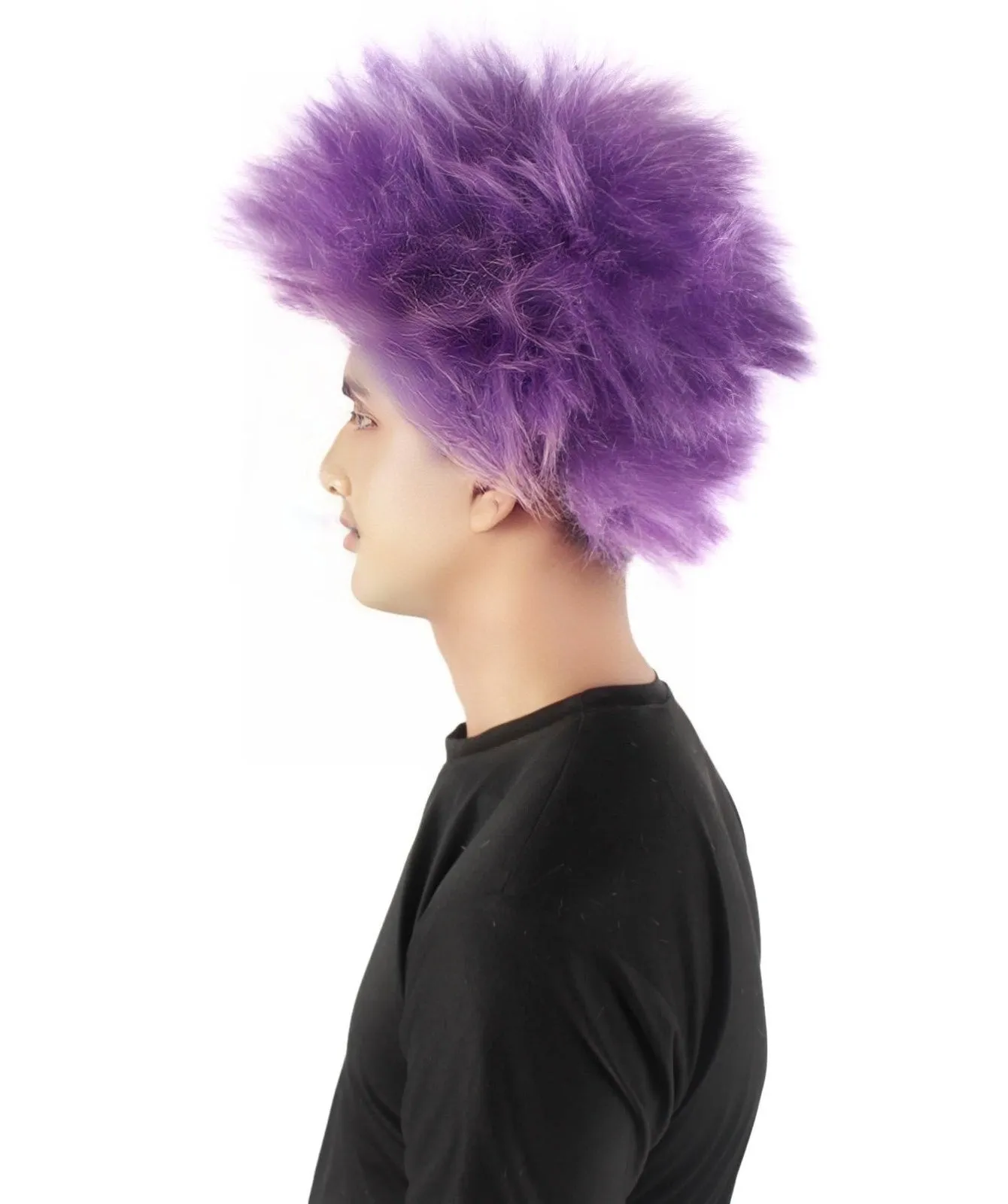 Adult Men's Fuzzy Spiky Johnny Werewolf Wig | Multiple Color Options I Flame-retardant Synthetic Fiber